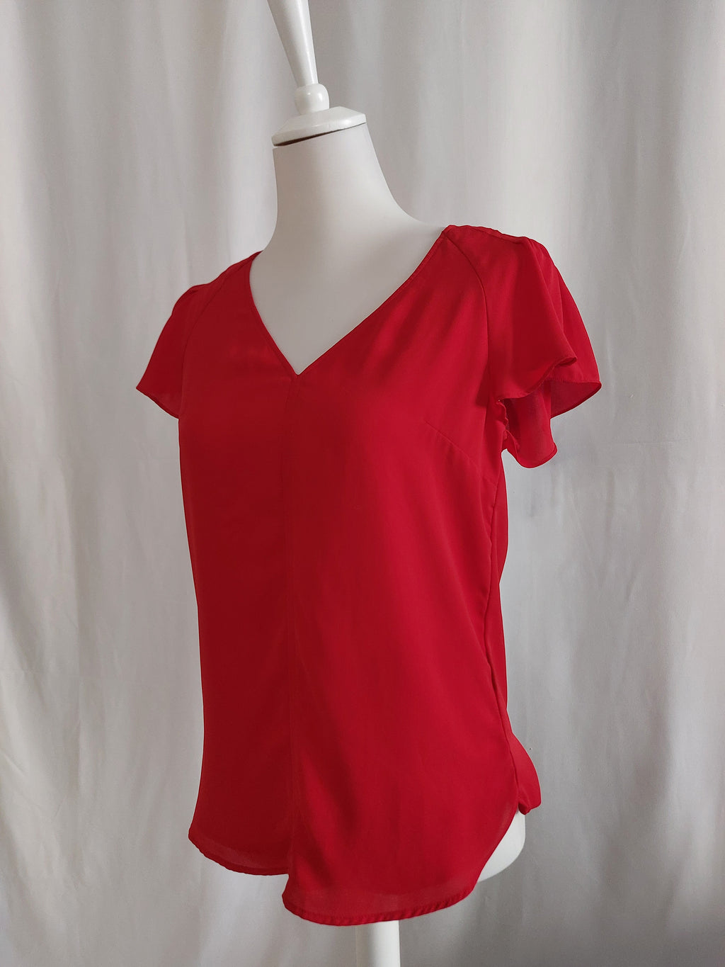 Elegante rote Bluse