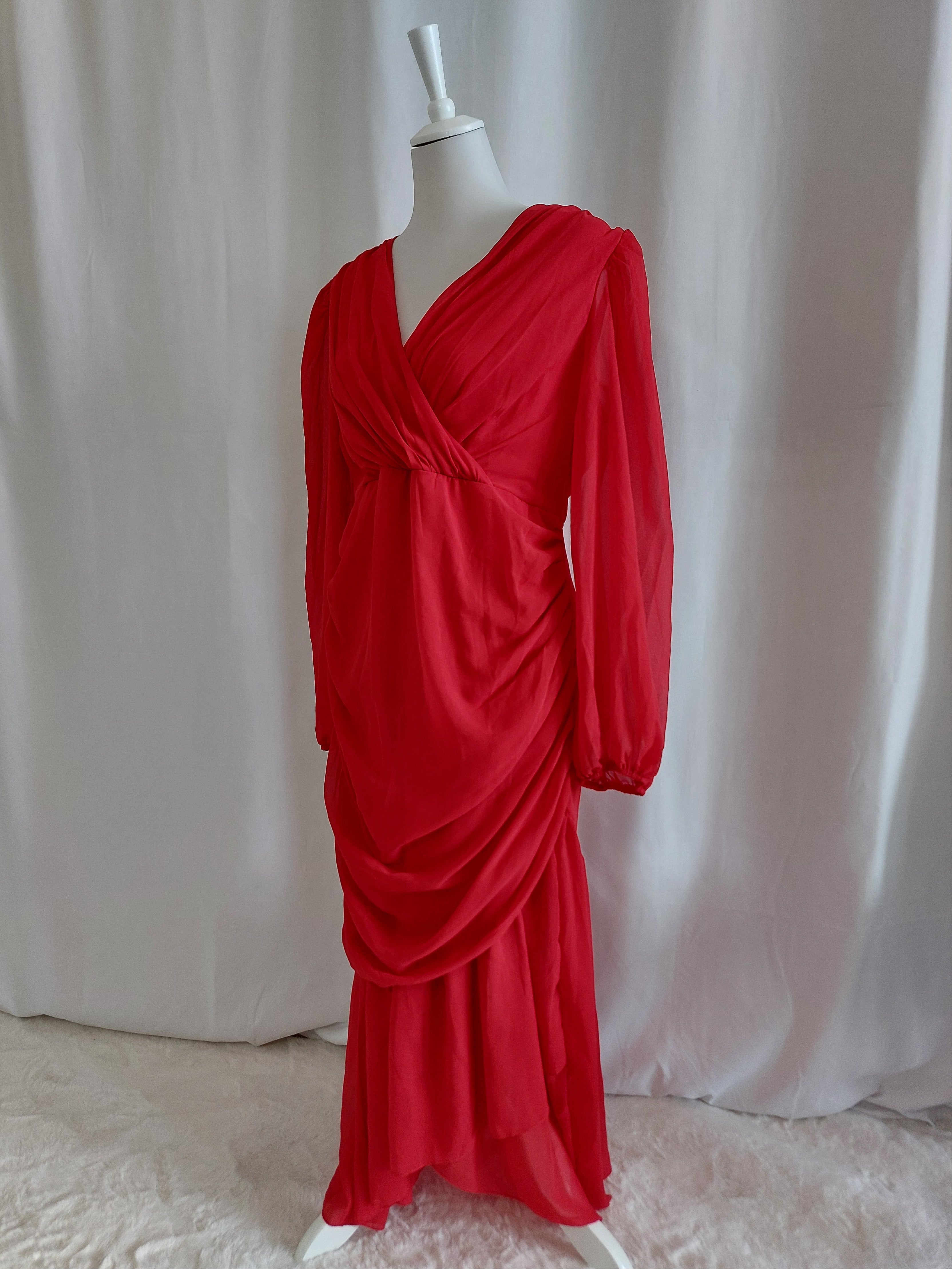 Rotes Abendkleid