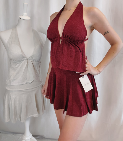Scarlett Set – in Glitzerrot